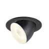 Encastré downlight NUMINOS® GIMBLE L 4000&nbsp;K 40° IP20 rond noir / blanc - SLV - 1009743