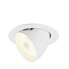 Encastré downlight NUMINOS® GIMBLE L intérieur 4000&nbsp;K 40° IP20 rond blanc - SLV - 1009752