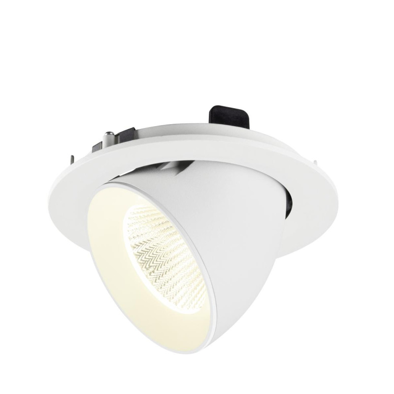 Encastré downlight NUMINOS® GIMBLE L intérieur 4000&nbsp;K 40° IP20 rond blanc - SLV - 1009752