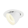 Encastré downlight NUMINOS® GIMBLE L intérieur 4000&nbsp;K 55° IP20 rond blanc - SLV - 1009755