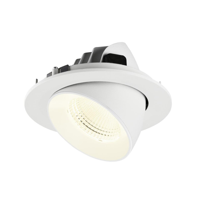 Encastré downlight NUMINOS® GIMBLE L intérieur 4000&nbsp;K 55° IP20 rond blanc - SLV - 1009755