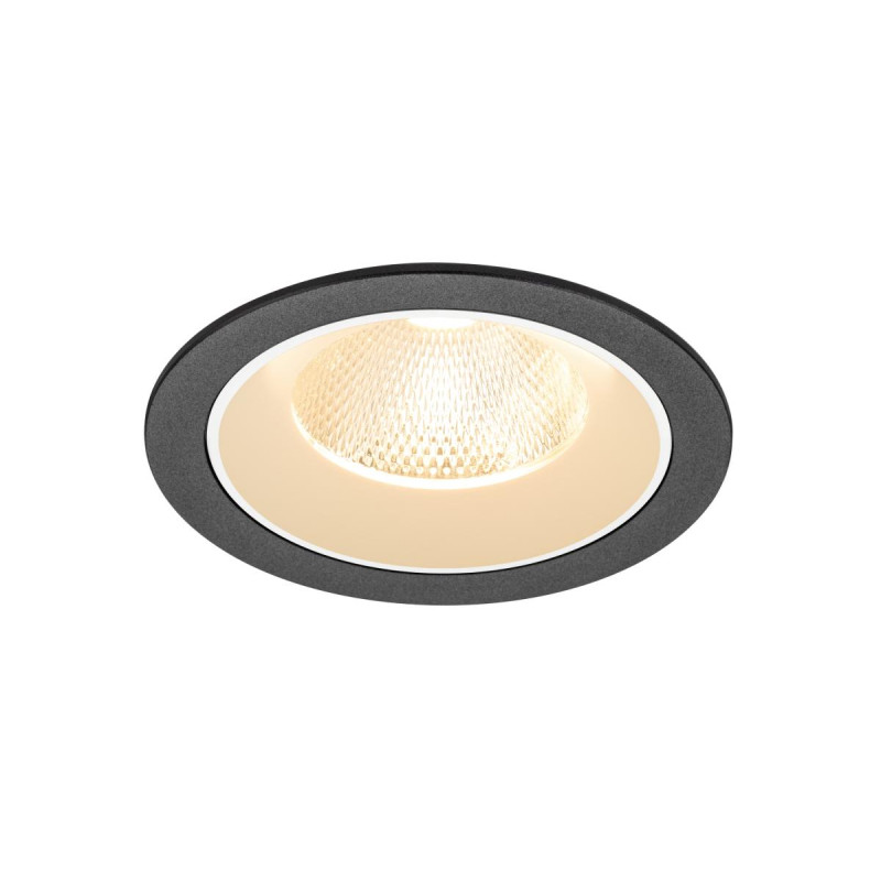 Encastré downlight NUMINOS® L intérieur 2700&nbsp;K 20° IP20 rond noir / blanc - SLV - 1009758