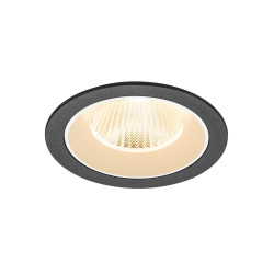 Encastré downlight NUMINOS® L intérieur 2700&nbsp;K 40° IP20 rond noir / blanc - SLV - 1009760