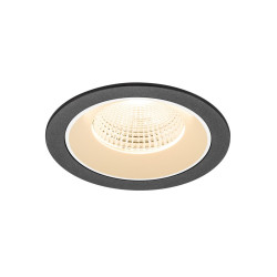 Encastré downlight NUMINOS® L intérieur 2700&nbsp;K 55° IP20 rond noir / blanc - SLV - 1009763