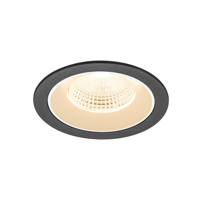 Encastré downlight NUMINOS® L intérieur 2700&nbsp;K 55° IP20 rond noir / blanc - SLV - 1009763