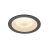 Encastré downlight NUMINOS® L intérieur 2700&nbsp;K 55° IP20 rond noir / blanc - SLV - 1009763