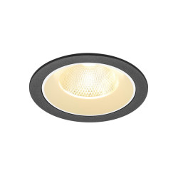 Encastré downlight NUMINOS® L intérieur 3000&nbsp;K 20° IP20 rond noir / blanc - SLV - 1009775
