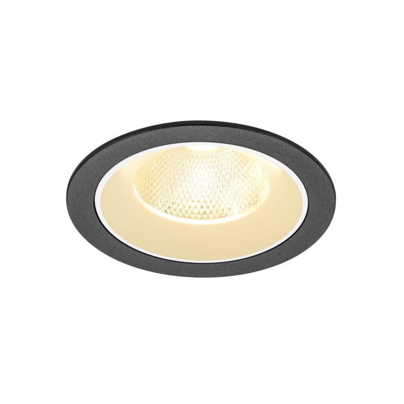 Encastré downlight NUMINOS® L intérieur 3000&nbsp;K 20° IP20 rond noir / blanc - SLV - 1009775