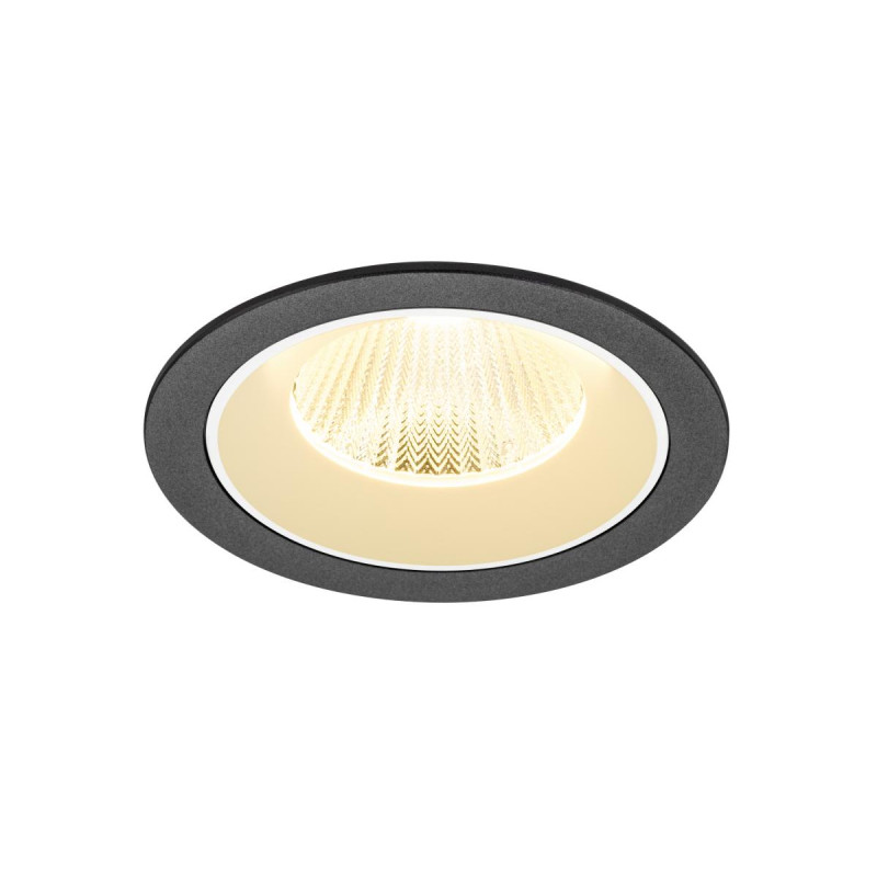 Encastré downlight NUMINOS® L intérieur 3000&nbsp;K 40° IP20 rond noir / blanc - SLV - 1009778
