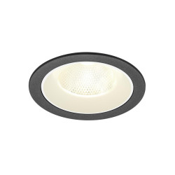 Encastré downlight NUMINOS® L intérieur 4000&nbsp;K 20° IP20 rond noir / blanc - SLV - 1009793