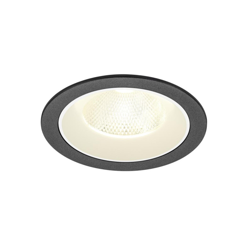 Encastré downlight NUMINOS® L intérieur 4000&nbsp;K 20° IP20 rond noir / blanc - SLV - 1009793