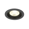 Encastré downlight NUMINOS® L intérieur 4000&nbsp;K 40° IP20 rond noir - SLV - 1009795