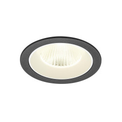 Encastré downlight NUMINOS® L intérieur 4000&nbsp;K 40° IP20 rond noir / blanc - SLV - 1009796