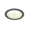 Encastré downlight NUMINOS® L intérieur 4000&nbsp;K 55° IP20 rond noir / blanc - SLV - 1009799