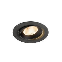 Encastré downlight NUMINOS® MOVE L intérieur 2700&nbsp;K 20° IP20 rond noir - SLV - 1009810