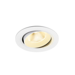 Encastré downlight NUMINOS® MOVE L intérieur 3000&nbsp;K 20° IP20 rond blanc - SLV - 1009838