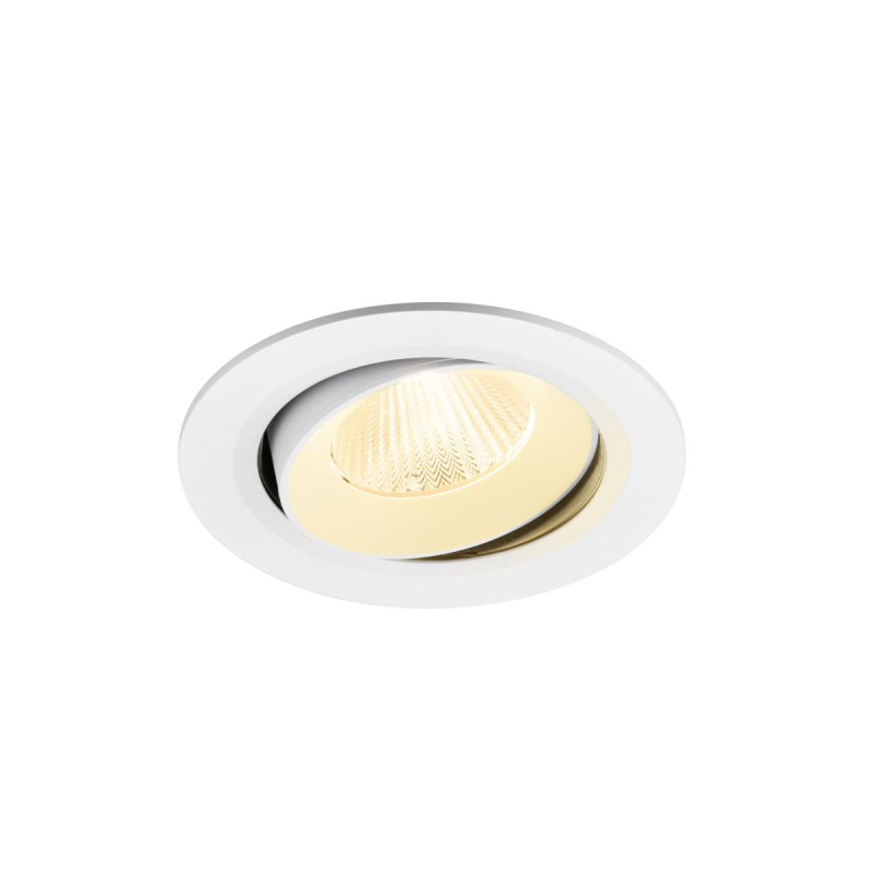 Encastré downlight NUMINOS® MOVE L intérieur 3000&nbsp;K 40° IP20 rond blanc - SLV - 1009841