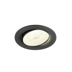 Encastré downlight NUMINOS® MOVE L 4000&nbsp;K 55° IP20 rond noir / blanc - SLV - 1009853