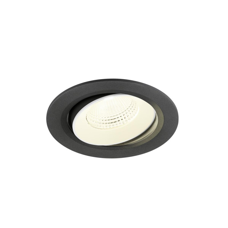 Encastré downlight NUMINOS® MOVE L 4000&nbsp;K 55° IP20 rond noir / blanc - SLV - 1009853
