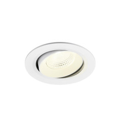 Encastré downlight NUMINOS® MOVE L intérieur 4000&nbsp;K 55° IP20 rond blanc - SLV - 1009862
