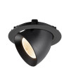 Encastré downlight NUMINOS® GIMBLE XL intérieur 2700&nbsp;K 20° NOIR - SLV - 1009864
