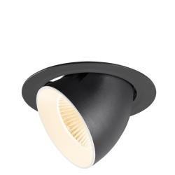 Encastré downlight NUMINOS® GIMBLE XL intérieur 2700&nbsp;K 20° noir / blanc - SLV - 1009865