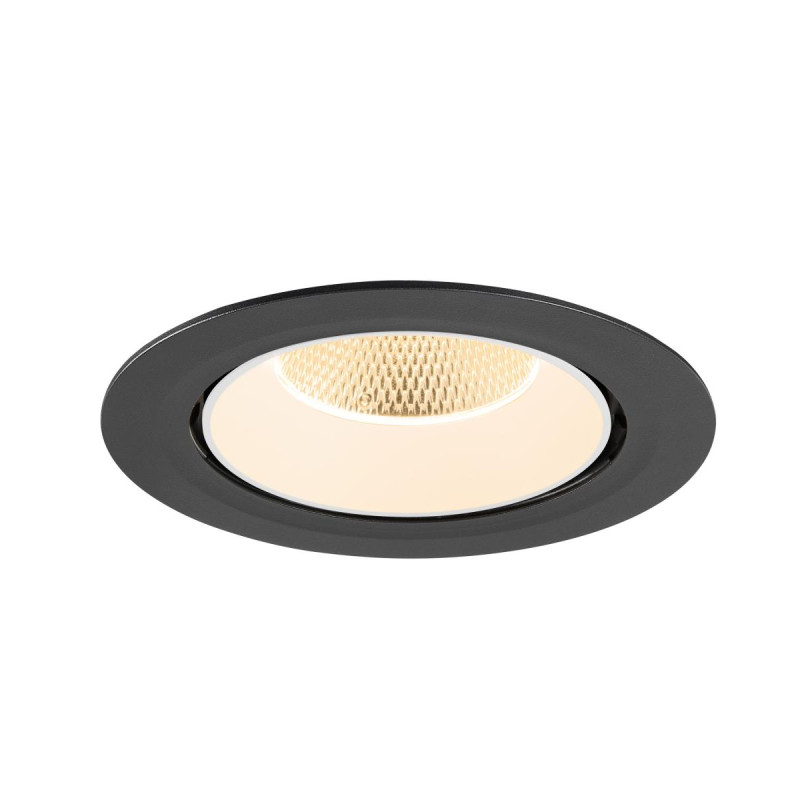 Encastré downlight NUMINOS® GIMBLE XL intérieur 2700&nbsp;K 20° noir / blanc - SLV - 1009865