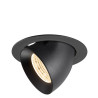 Encastré downlight NUMINOS® GIMBLE XL intérieur 2700&nbsp;K 55° noir - SLV - 1009870