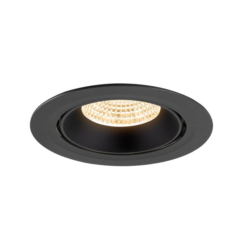 Encastré downlight NUMINOS® GIMBLE XL intérieur 2700&nbsp;K 55° noir - SLV - 1009870