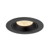 Encastré downlight NUMINOS® GIMBLE XL intérieur 2700&nbsp;K 55° noir - SLV - 1009870