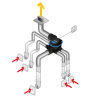 VMC simple flux hygroréglable - EasyHOME Hygro Premium HP+ - 11033020 ALDES - 11033020