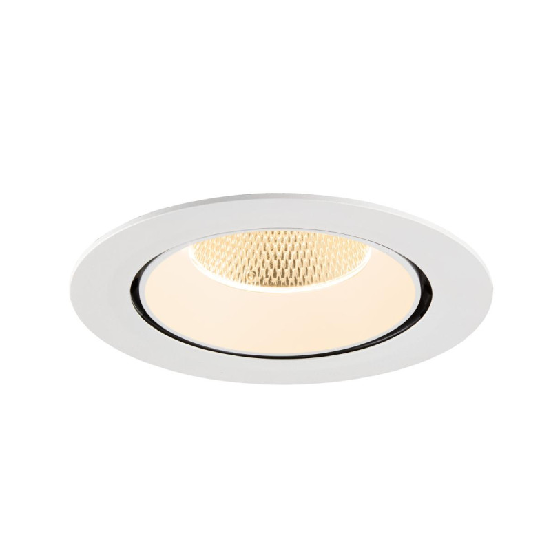 Encastré downlight NUMINOS® GIMBLE XL intérieur 2700&nbsp;K 20° blanc - SLV - 1009874