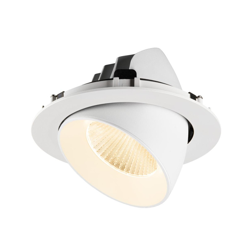 Encastré downlight NUMINOS® GIMBLE XL intérieur 2700&nbsp;K 40° blanc - SLV - 1009877