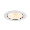 Encastré downlight NUMINOS® GIMBLE XL intérieur 2700&nbsp;K 40° blanc - SLV - 1009877