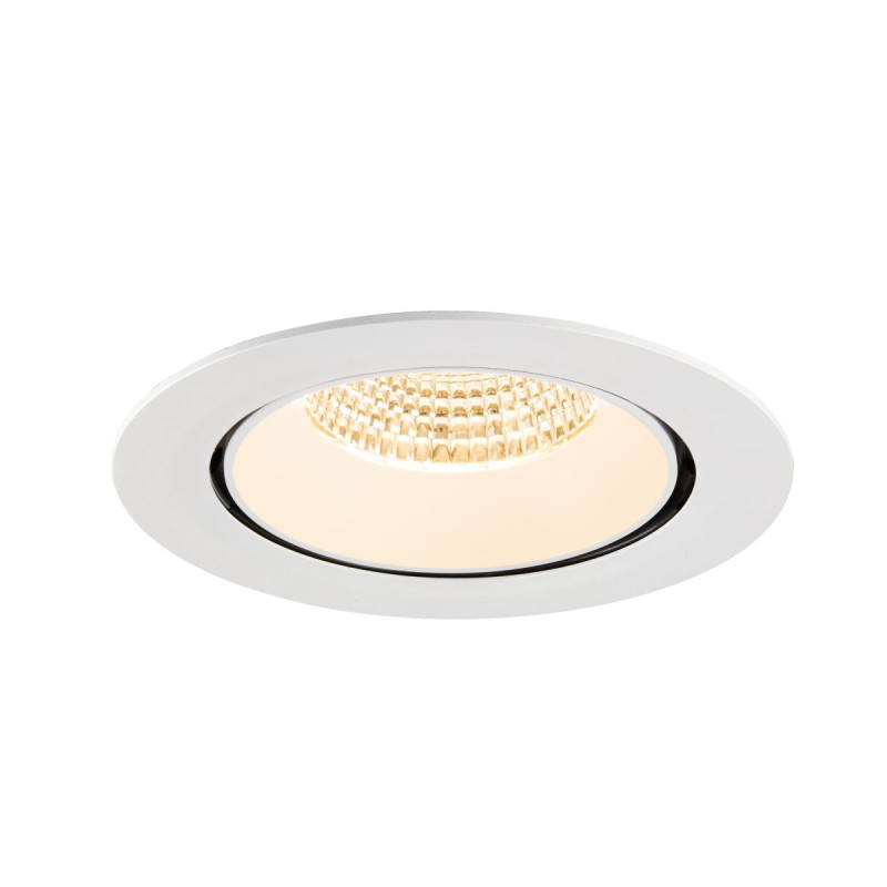 Encastré downlight NUMINOS® GIMBLE XL intérieur 2700&nbsp;K 55° blanc - SLV - 1009880