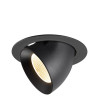 Encastré downlight NUMINOS® GIMBLE XL intérieur 3000&nbsp;K 20° NOIR - SLV - 1009882