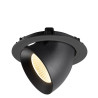 Encastré downlight NUMINOS® GIMBLE XL intérieur 3000&nbsp;K 40° noir - SLV - 1009885