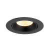Encastré downlight NUMINOS® GIMBLE XL intérieur 3000&nbsp;K 40° noir - SLV - 1009885
