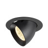 Encastré downlight NUMINOS® GIMBLE XL intérieur 3000&nbsp;K 55° noir - SLV - 1009888
