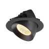 Encastré downlight NUMINOS® GIMBLE XL intérieur 3000&nbsp;K 55° noir - SLV - 1009888