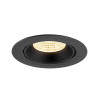 Encastré downlight NUMINOS® GIMBLE XL intérieur 3000&nbsp;K 55° noir - SLV - 1009888