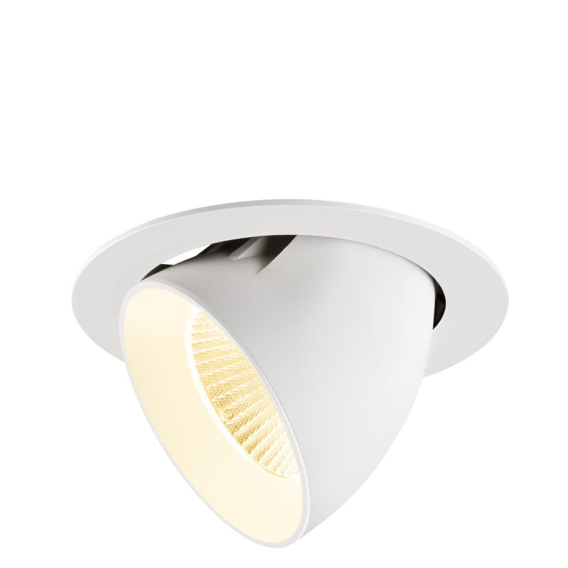 Encastré downlight NUMINOS® GIMBLE XL intérieur 3000&nbsp;K 20° blanc - SLV - 1009892