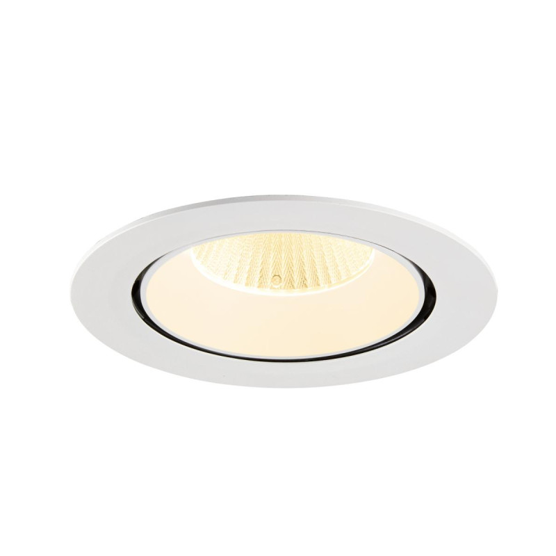 Encastré downlight NUMINOS® GIMBLE XL intérieur 3000&nbsp;K 40° blanc - SLV - 1009895
