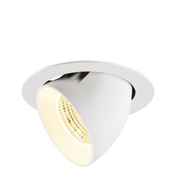 Encastré downlight NUMINOS® GIMBLE XL intérieur 3000&nbsp;K 55° blanc - SLV - 1009898
