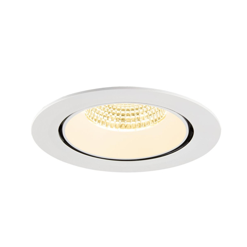 Encastré downlight NUMINOS® GIMBLE XL intérieur 3000&nbsp;K 55° blanc - SLV - 1009898