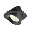 Encastré downlight NUMINOS® GIMBLE XL intérieur 4000&nbsp;K 20° noir - SLV - 1009900