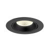 Encastré downlight NUMINOS® GIMBLE XL intérieur 4000&nbsp;K 20° noir - SLV - 1009900