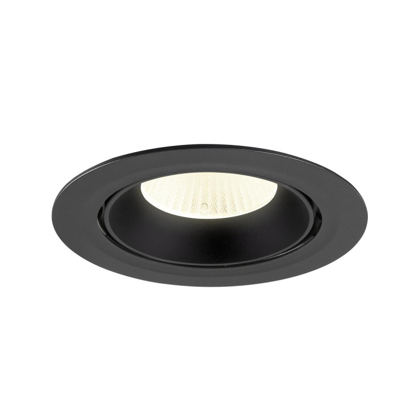 Encastré downlight NUMINOS® GIMBLE XL intérieur 4000&nbsp;K 40° noir - SLV - 1009903