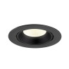 Encastré downlight NUMINOS® GIMBLE XL intérieur 4000&nbsp;K 40° noir - SLV - 1009903