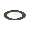 Encastré downlight NUMINOS® GIMBLE XL intérieur 4000&nbsp;K 40° noir / blanc - SLV - 1009904